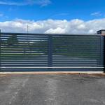 Aluminum alloy electric double swing gate
