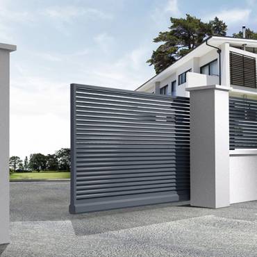 Aluminum alloy electric sliding gate