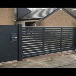 Aluminum alloy electric sliding gate